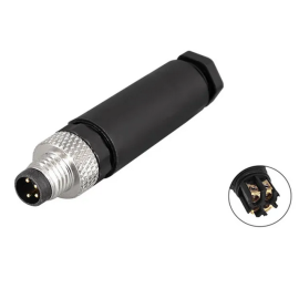 Konektor M8 4p 30V 3A IP67 muški za kabel