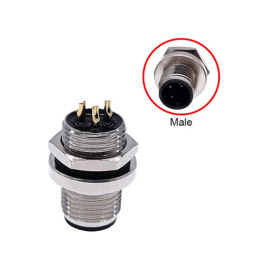 Konektor M12 3p 250V 4A 