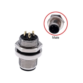 Konektor M12 3p 250V 4A 
