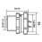 Konektor M12 8p 60V 2A