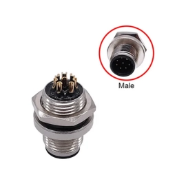 Konektor M12 8p 60V 2A 