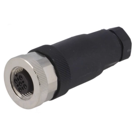 Konektor M12 PG9 3p 250V 4A IP67 ženski za kabel