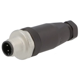 Konektor M12 PG7 4p 250V 4A IP67 muški za kabel