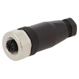 Konektor M12 PG9 5p 60V 4A IP67 ženski za kabel 