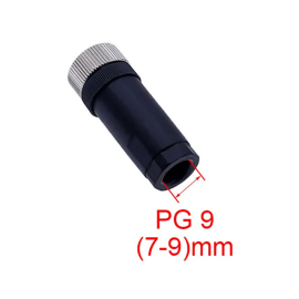 Konektor M12 PG9 8p 30V 2A IP67 muški za kabel kut