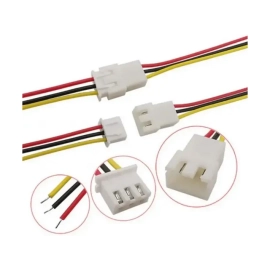 Konektor Micro JST PH2.0 2mm, 3p, M+Ž, par, kabel