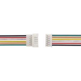 Konektor Micro JST PH2.0 2mm, 6p, M+Ž, par, kabel