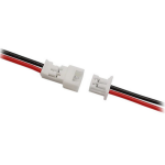 Konektor Micro JST PH 1,25mm, 2p, M+Ž, par, kabel