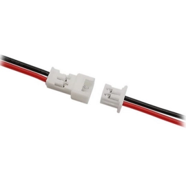 Konektor Micro JST PH 1,25mm, 2p, M+Ž, par, kabel