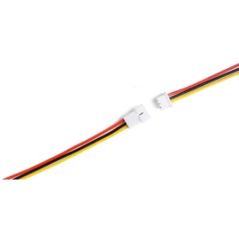 Konektor Micro JST PH 1,25mm, 3p, M+Ž, par, kabel