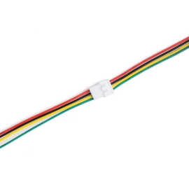 Konektor Micro JST PH 1,25mm, 4p, M+Ž, par, kabel