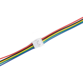 Konektor Micro JST PH 1,25mm, 5p, M+Ž, par, kabel