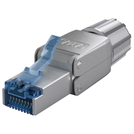 Utikač mikro 8/8 (RJ45) CAT6A bez krimpanja; oklop