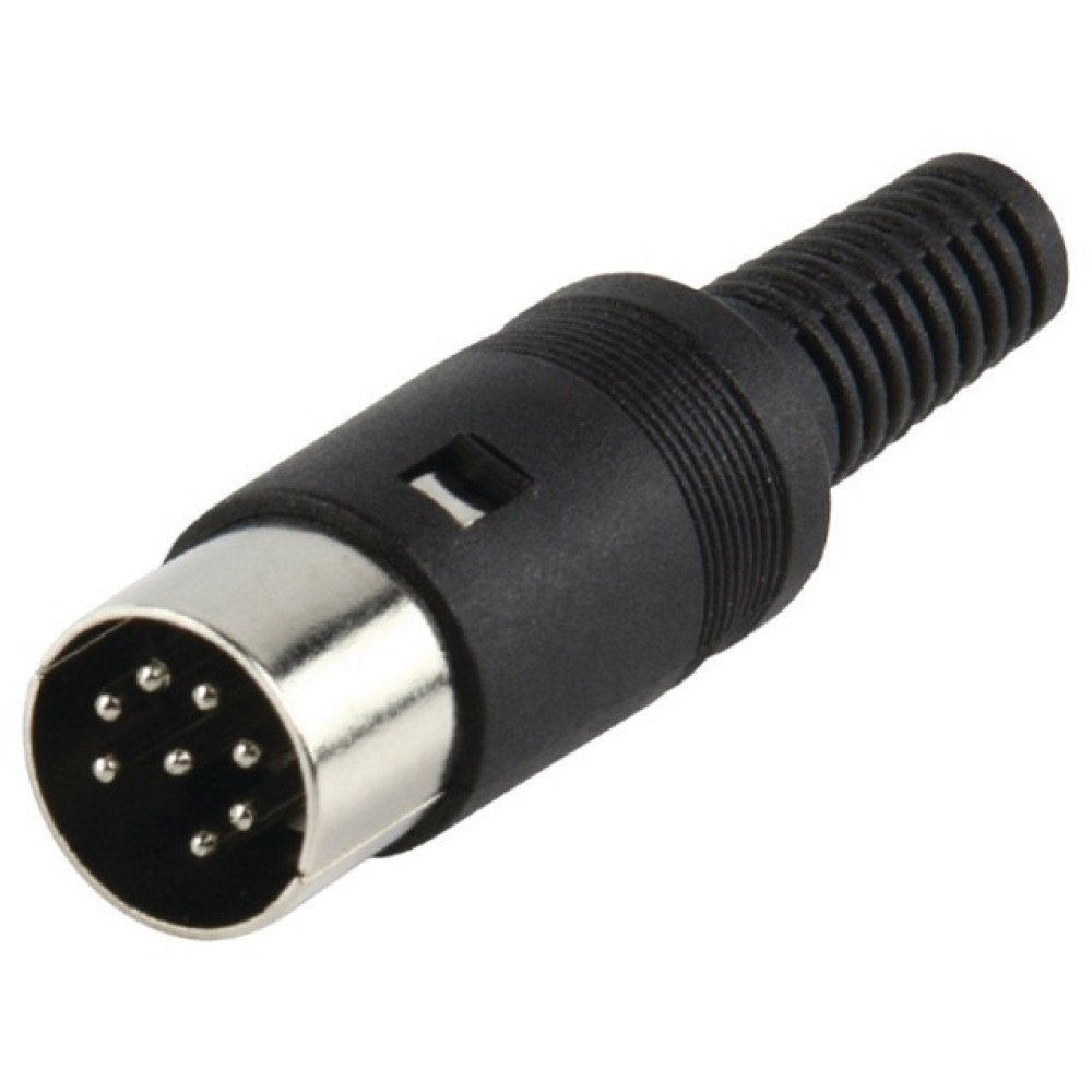 Konektor DIN muški 8p za kabel Konektor DIN muški 8p za kabel