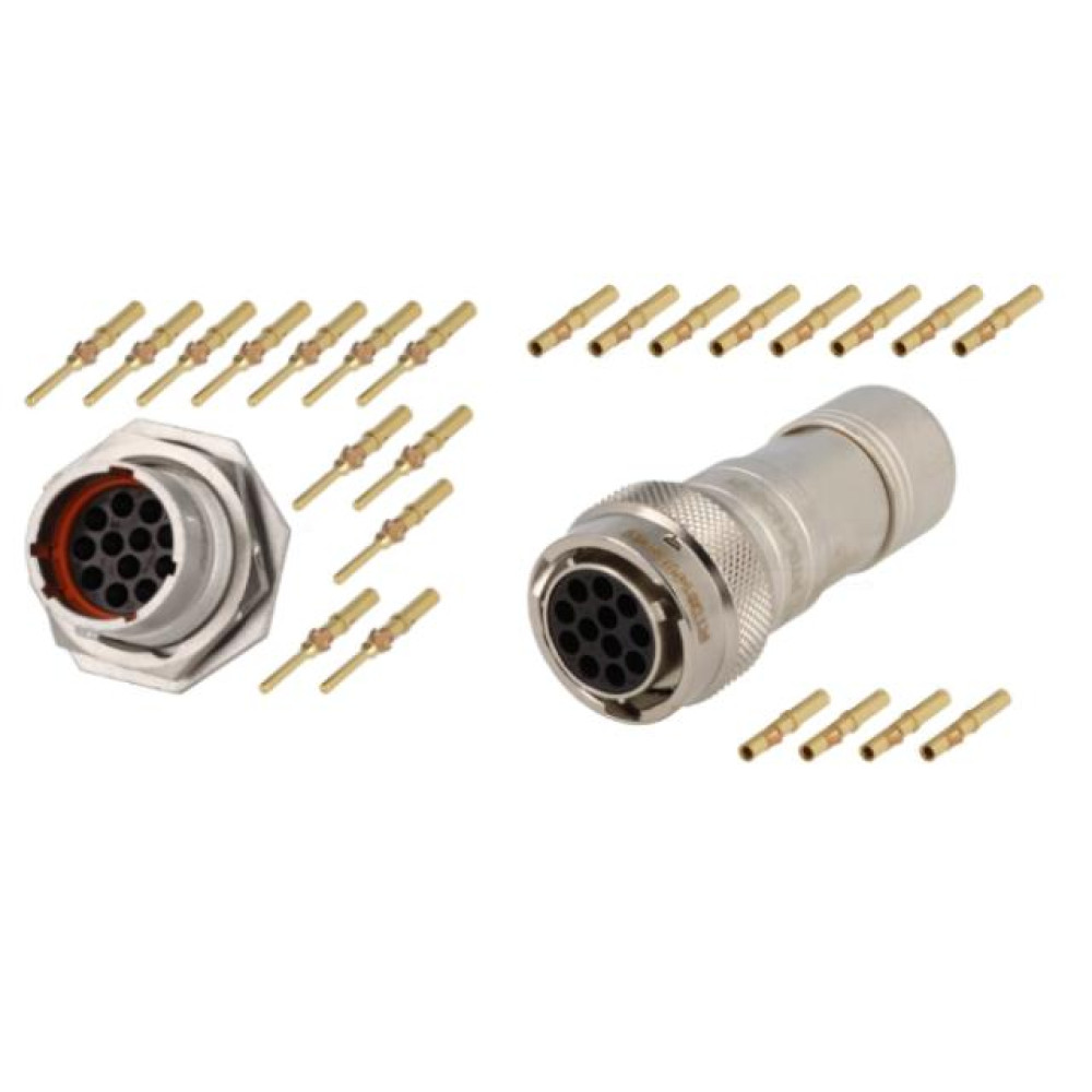 Konektor RT360 12p 300V 13A IP67 muški+ženski set