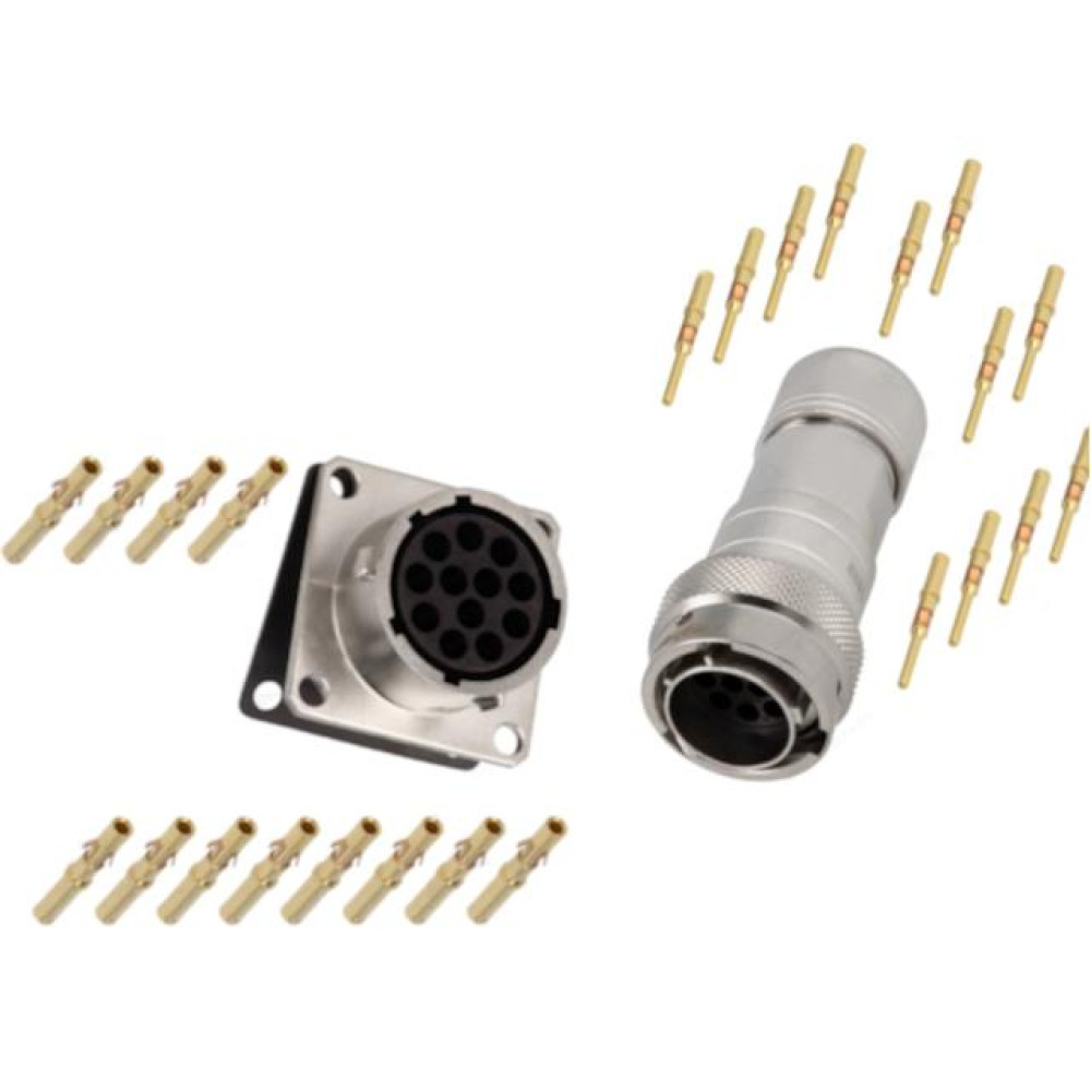 Konektor RT360 12p 300V 13A IP67 ženski+muški set