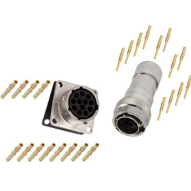 Konektor RT360 12p 300V 13A IP67 ženski+muški set