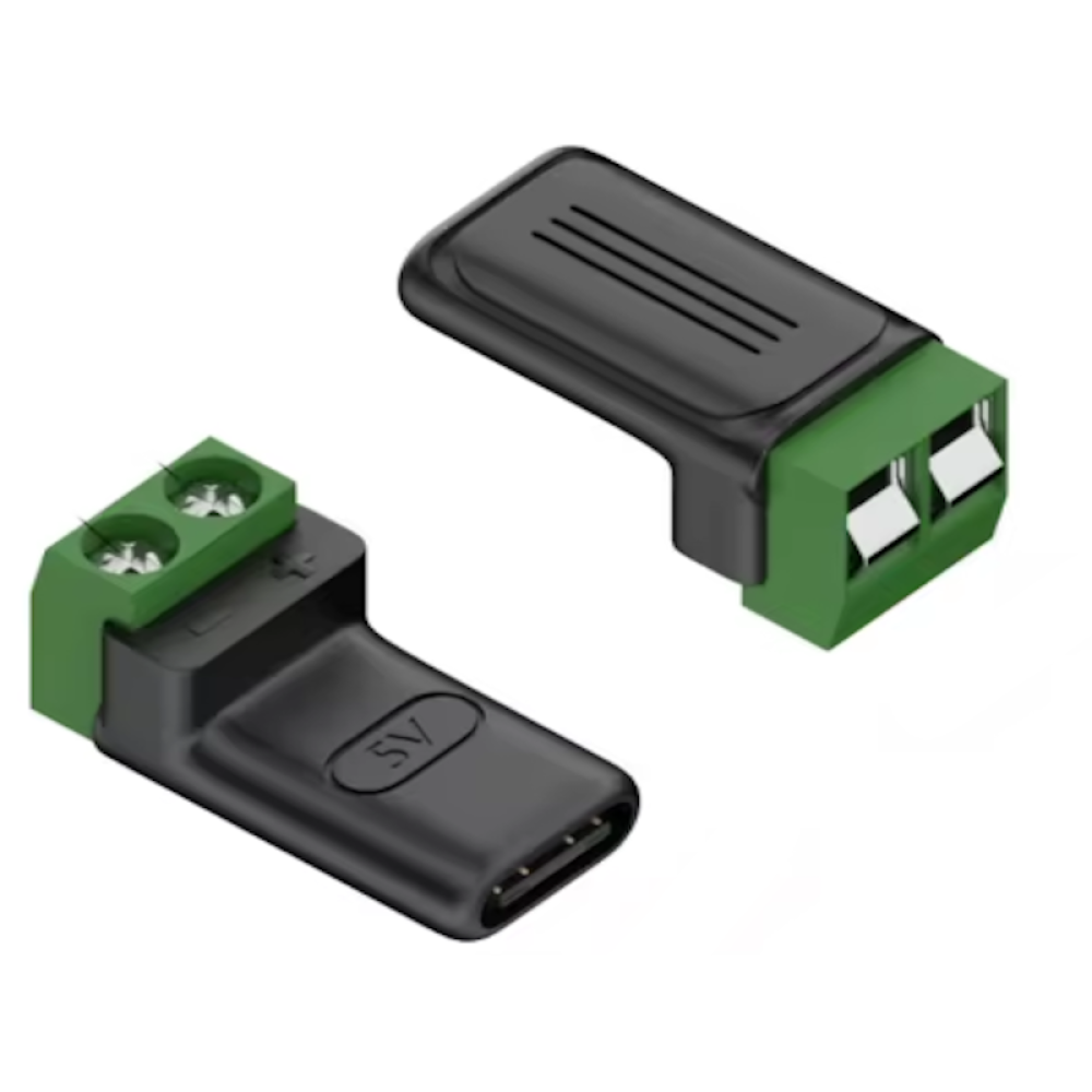 Konektor USB-C ženski sa stezaljkom vijak; 5VDC 3A