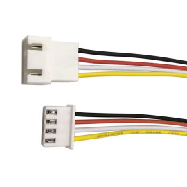 Konektor Micro JST XH 2,54mm 4p M+Ž par kabel 20cm