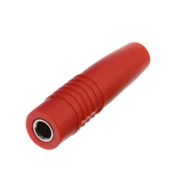 Banana utičnica 4mm 6A 60VDC crvena