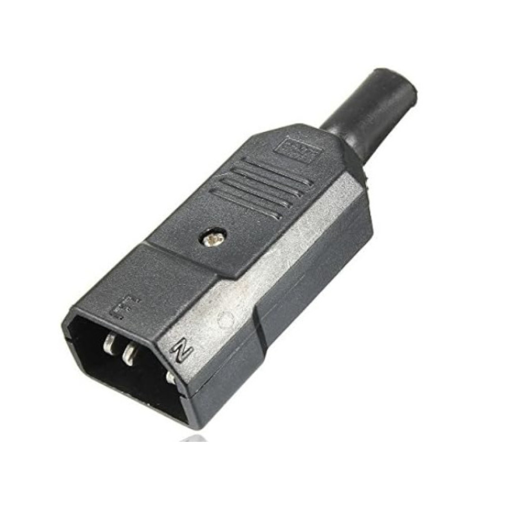 Utikač 230V 6A C14 za kabel 