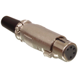 Konektor XLR 5p ženski za kabel