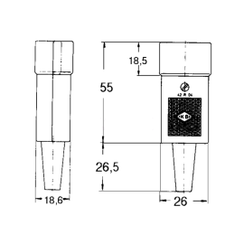 Utikač 230V 10A C14 za kabel; Kaiser