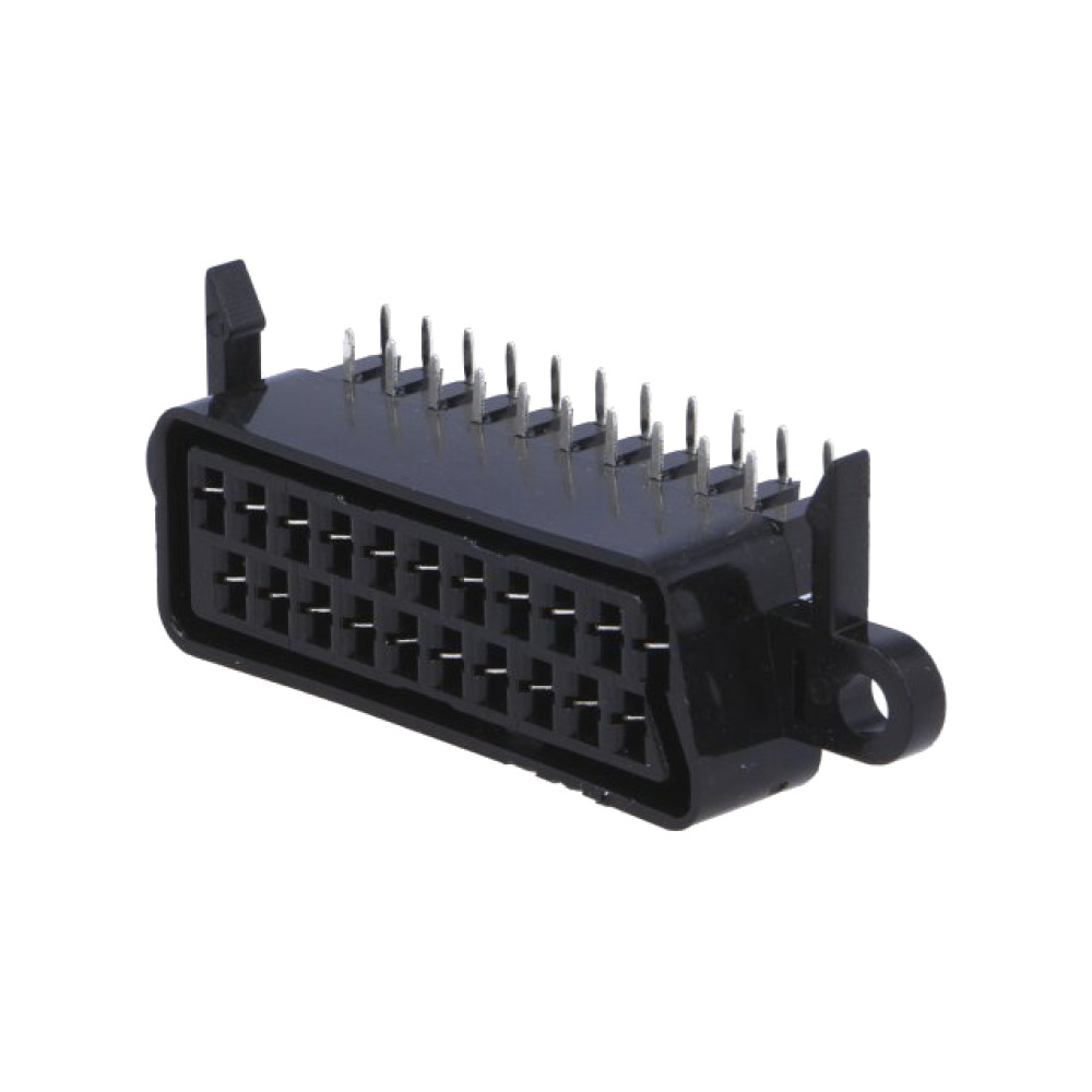 Konektor SCART 21p ženski za pločicu; kutni Konektor SCART 21p ženski za pločicu; kutni