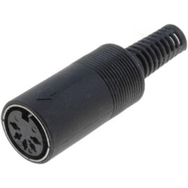 Konektor DIN ženski 5p za kabel; 180° 
