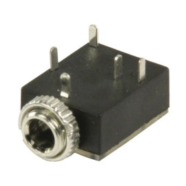 Konektor 3,5mm ženski stereo za šasiju; prekidač