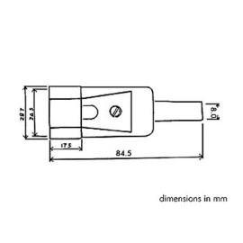 Utikač 230V 10A C14 za kabel