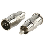 Adapter činč muški / koax ženski