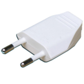 Utikač 230VAC za kabel bijeli obični