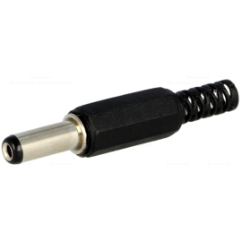 Utikač DC 5,5x2,1 L=14mm za kabel