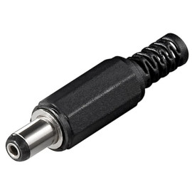 Utikač DC 5,5x1,5 L=10mm za kabel