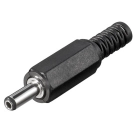 Utikač DC 3,4x1,4 L=9,5mm za kabel- - - - - - 