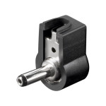 Utikač DC 3,45x1,3 za kabel; kutni - - - - -