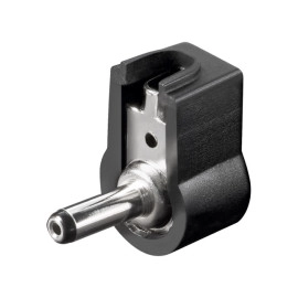 Utikač DC 3,45x1,3 za kabel; kutni - - - - -