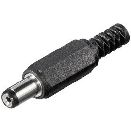 Utikač DC 5,5x1,7 L=10mm za kabel