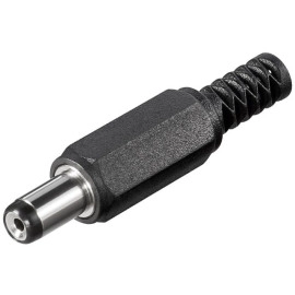 Utikač DC 5,5x1,7 L=10mm za kabel