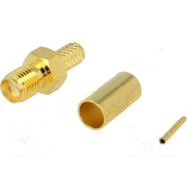 Konektor SMA ženski za kabel RG58; krimp