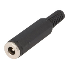 Utičnica DC 5,5x2,1mm za kabel plastična 