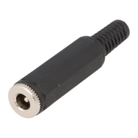 Utičnica DC 5,5x2,1mm za kabel plastična 