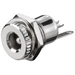 Utičnica DC 2,5mm 30VDC 5A za kućište metalna