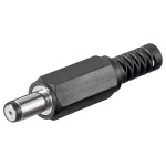 Utikač DC 5x0,8 L=10mm za kabel
