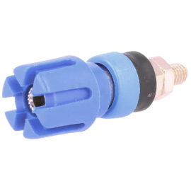 Banana utičnica 30A 60VDC 4mm plava