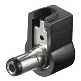 Utikač DC 5,5x2,5 L=9mm za kabel; kutni