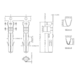 Kontakt krimp 5,08mm ženski MOLEX