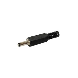 Utikač DC 3,4x1,0  L=9,5mm za kabel