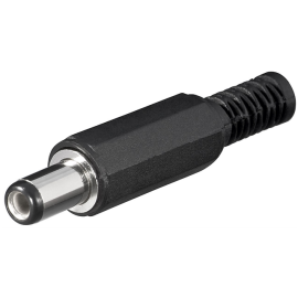 Utikač DC 5,5x2,1 L=9mm za kabel HQ